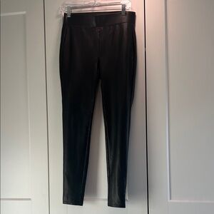 LOFT Sleek Black Leatherette Leggings